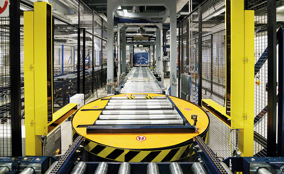 L'automatisation garantit une haute productivité de toute la chaîne logistique