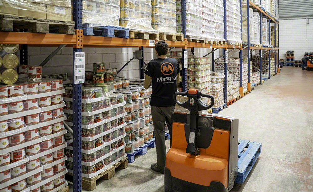 Masgrau Alimentació gère plus de 3 000 références dans son entrepôt